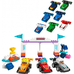 Klocki LEGO 10445 Bolidy i Kierowcy F1 DUPLO